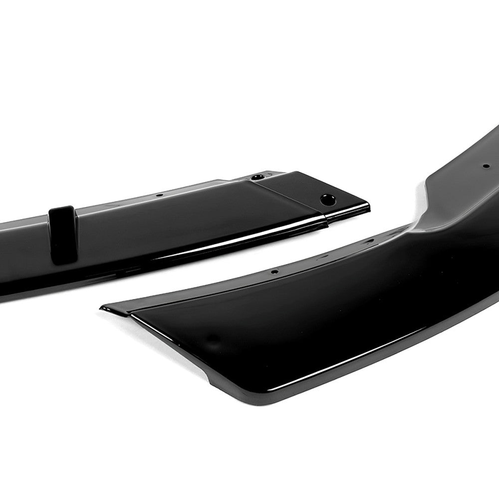[Painted Gloss Black] Front Bumper Lip Guard Spoiler For 15-17 Hyundai Sonata LF