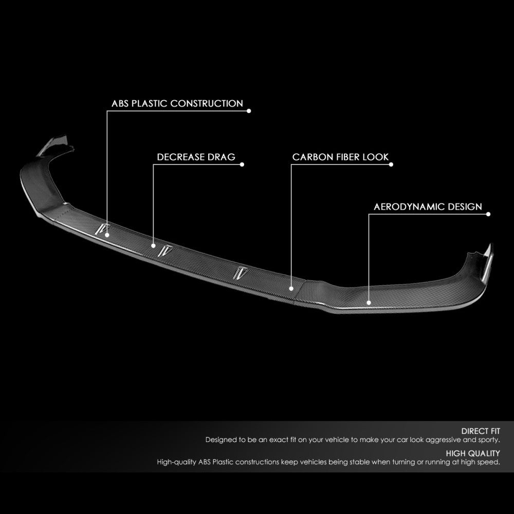 [Carbon Style Look] Front Bumper Lip Body Kit For 13-15 Nissan Altima 4DR L33