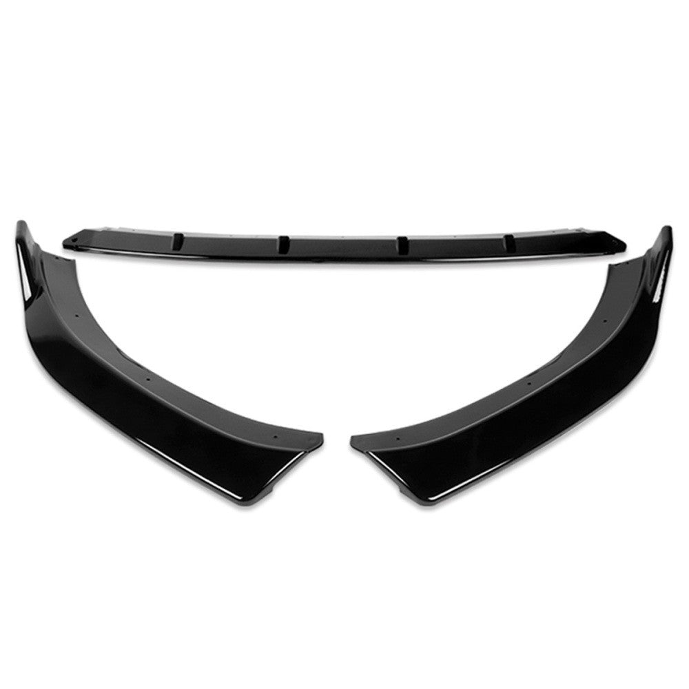 [Painted Gloss Black] Front Bumper Lip Chin Guard For 14-16 Audi A3 8V 3rd Gen