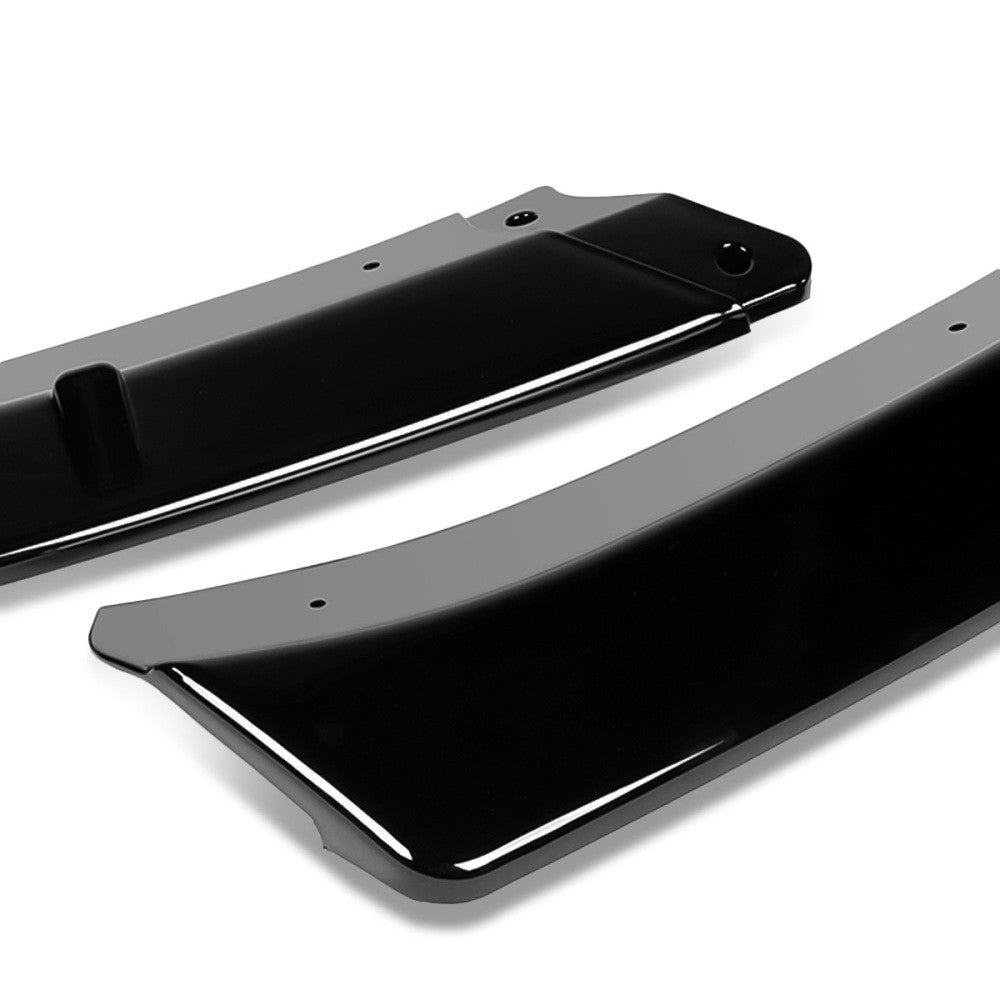 [Painted Gloss Black] Front Bumper Lip Chin Guard For 14-16 Audi A3 8V 3rd Gen