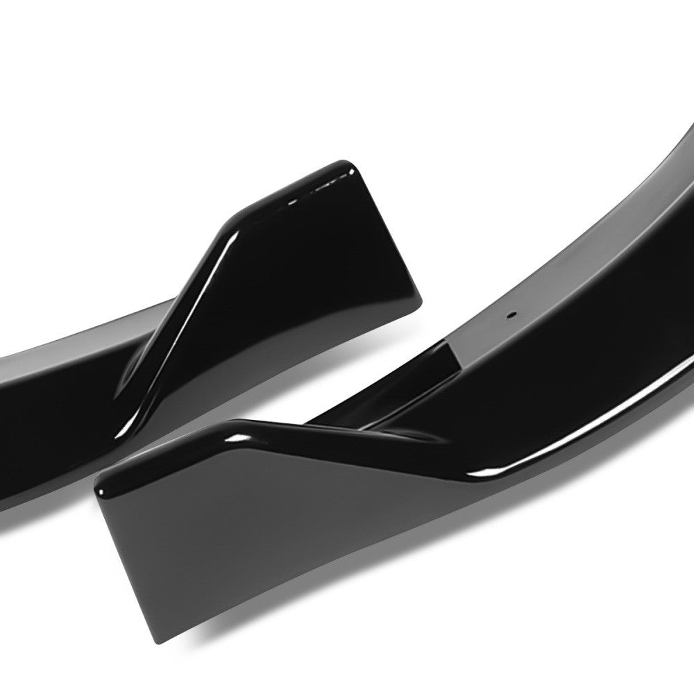 [Painted Gloss Black] Front Bumper Lip Chin Guard For 14-16 Audi A3 8V 3rd Gen