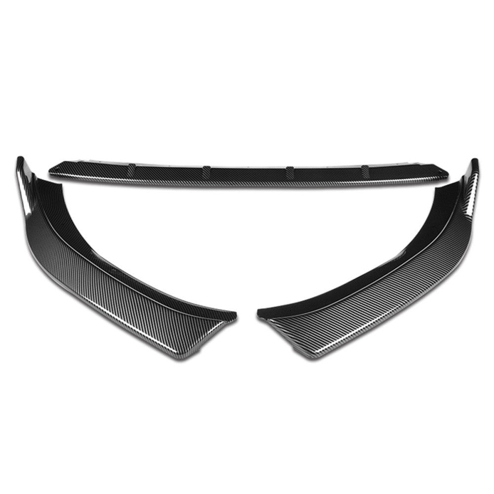[Carbon Style Look] Front Bumper Lip Guard Body Kit For 14-16 Audi A3 8V 3rd Gen