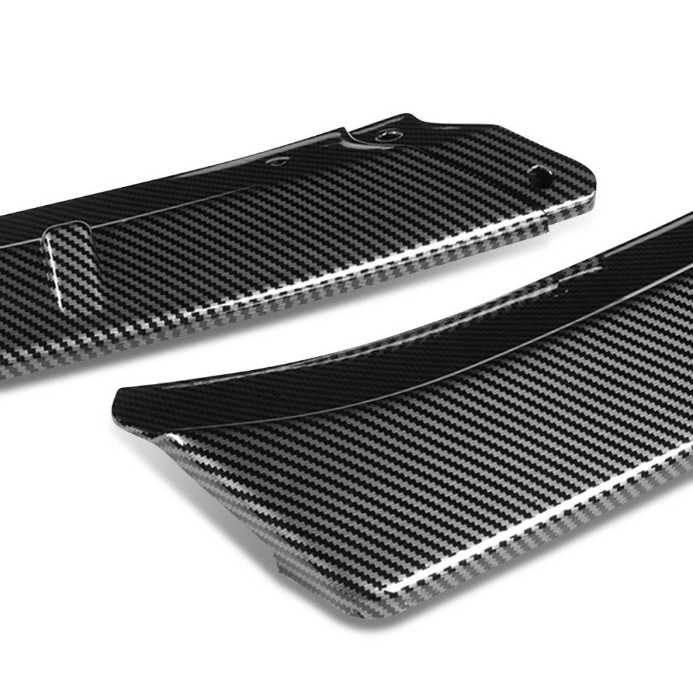 [Carbon Style Look] Front Bumper Lip Guard Body Kit For 14-16 Audi A3 8V 3rd Gen