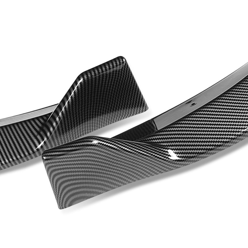 [Carbon Style Look] Front Bumper Lip Guard Body Kit For 14-16 Audi A3 8V 3rd Gen
