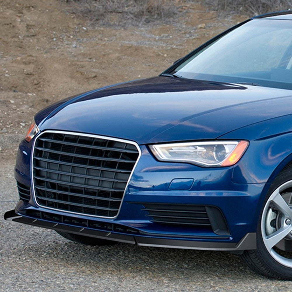[Matte Black] Front Bumper Lip Chin Guard Body Kit For 14-16 Audi A3 8V 3rd Gen