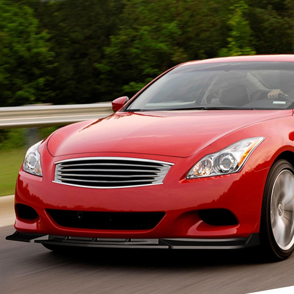 [Matte Black] Front Bumper Lip Guard For 08-13 Infiniti G37 2DR Coupe V36 Gen4