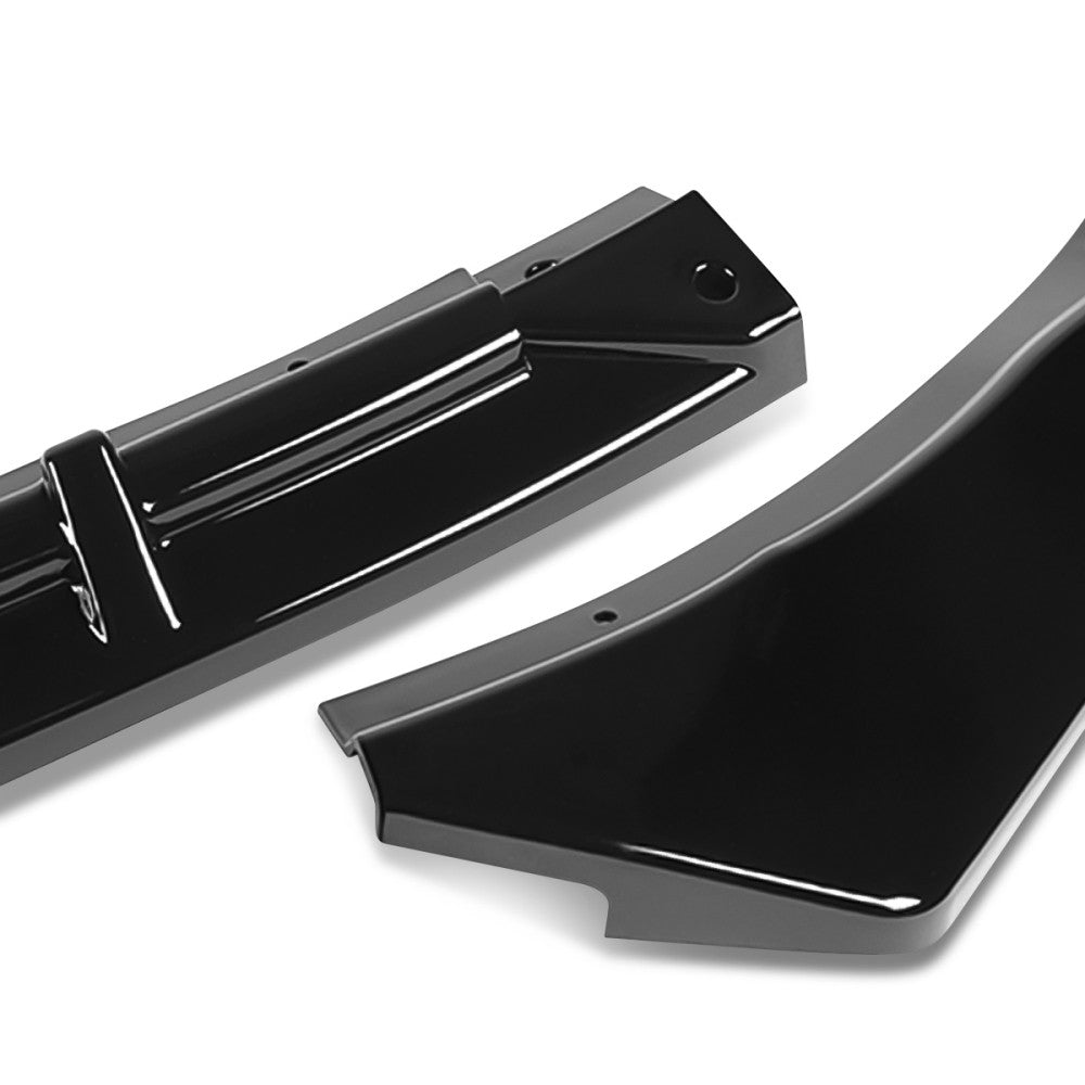 [Painted Gloss Black] Front Bumper Lip Guard For 11-13 Kia Optima SX Hybrid TF