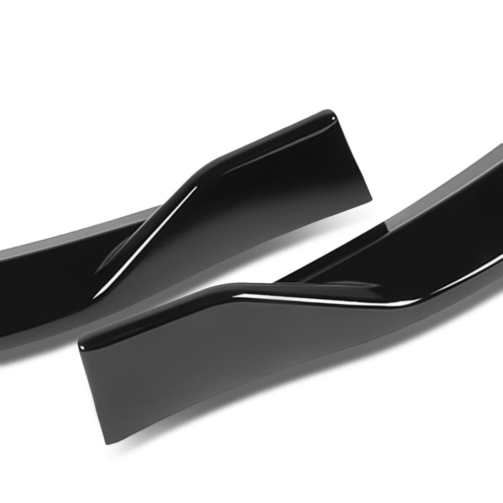 [Painted Gloss Black] Front Bumper Lip Guard For 11-13 Kia Optima SX Hybrid TF