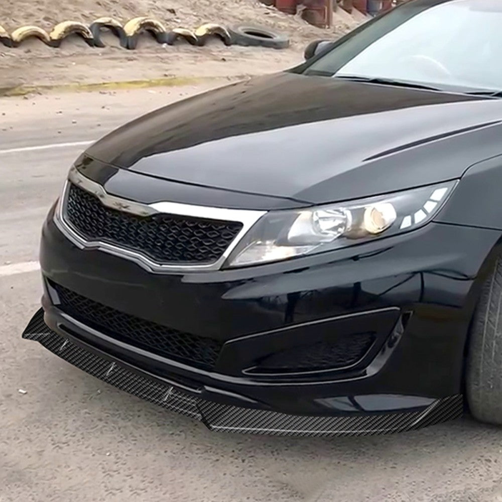 [Carbon Style Look] Front Bumper Lip Guard For 11-13 Kia Optima SX Hybrid TF