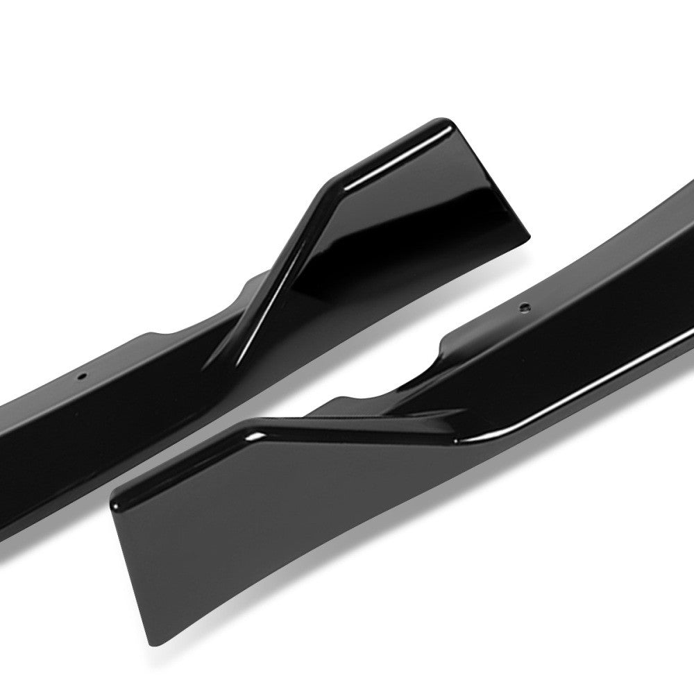 [Painted Gloss Black] Front Bumper Lip Guard For 16-18 Kia Optima S SX SXL JF