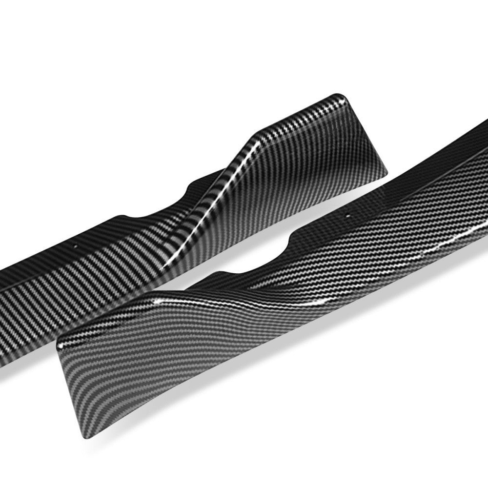 [Carbon Style Look] Front Bumper Lip Chin Guard For 16-18 Kia Optima S SX SXL JF