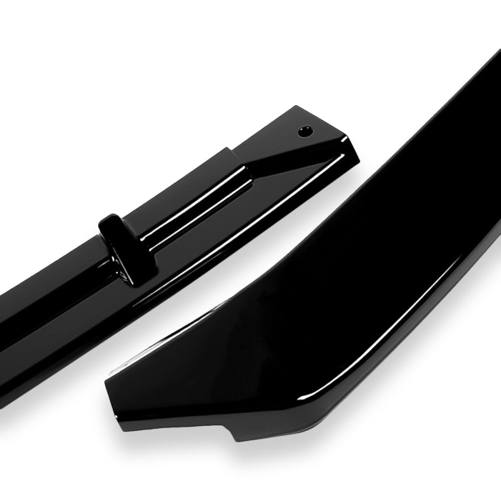 BFC Glossy Black Front Bumper Lip Wing Diffuser 16-20 Tesla Model S 27-BMPL-F595-PBK