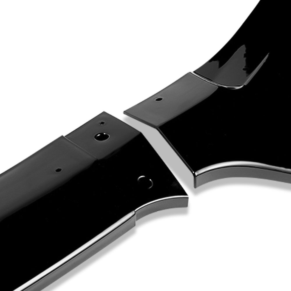 [Painted Gloss Black] Front Bumper Lip Guard Spoiler For 16-21 Honda Civic FC/FK