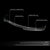 [Carbon Style Look] Front Bumper Lip Guard Body Kit For 16-21 Honda Civic FC/FK