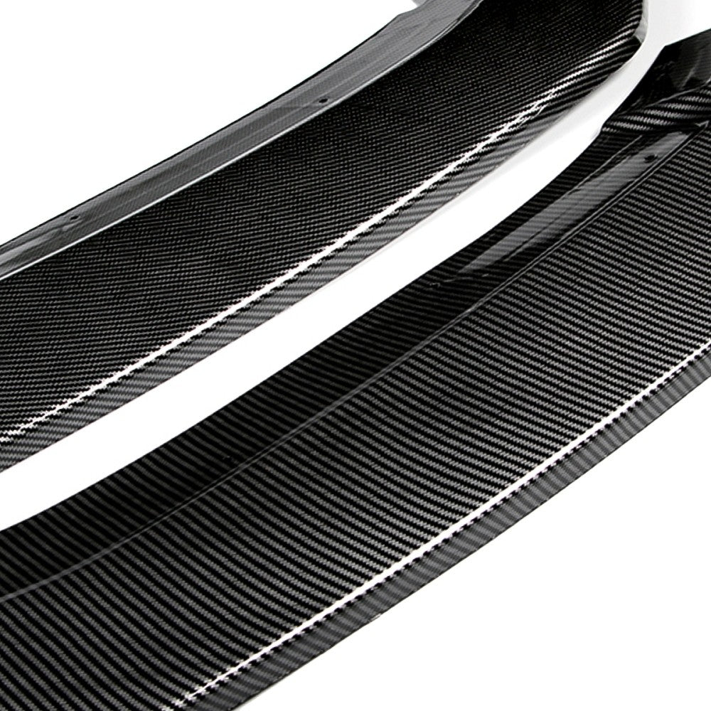 [Carbon Style Look] Front Bumper Lip Guard Body Kit For 16-21 Honda Civic FC/FK