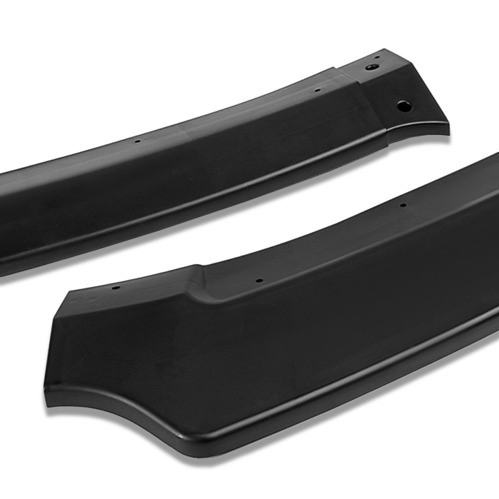 [Matte Black] Front Bumper Lip Chin Guard Body Kit For 16-21 Honda Civic FC/FK