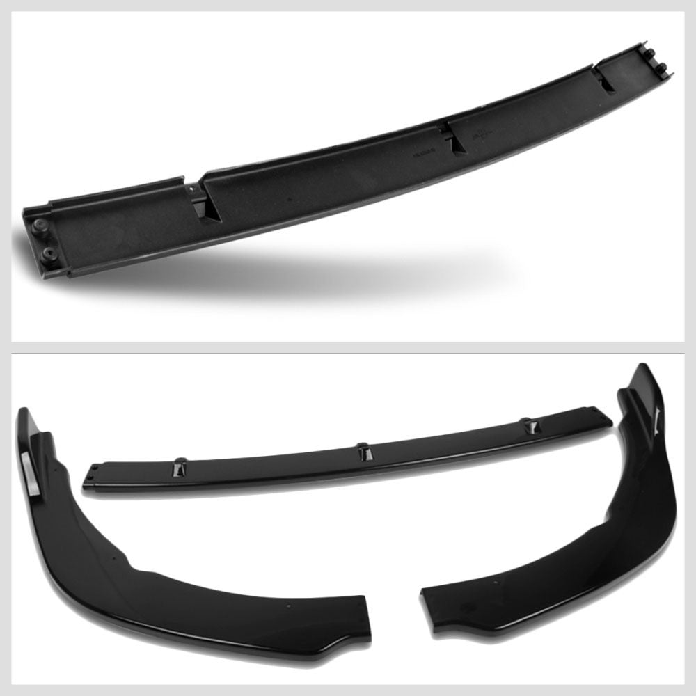 [Painted Gloss Black] Front Bumper Lip Body Kit For 18-20 Toyota Camry SE XSE