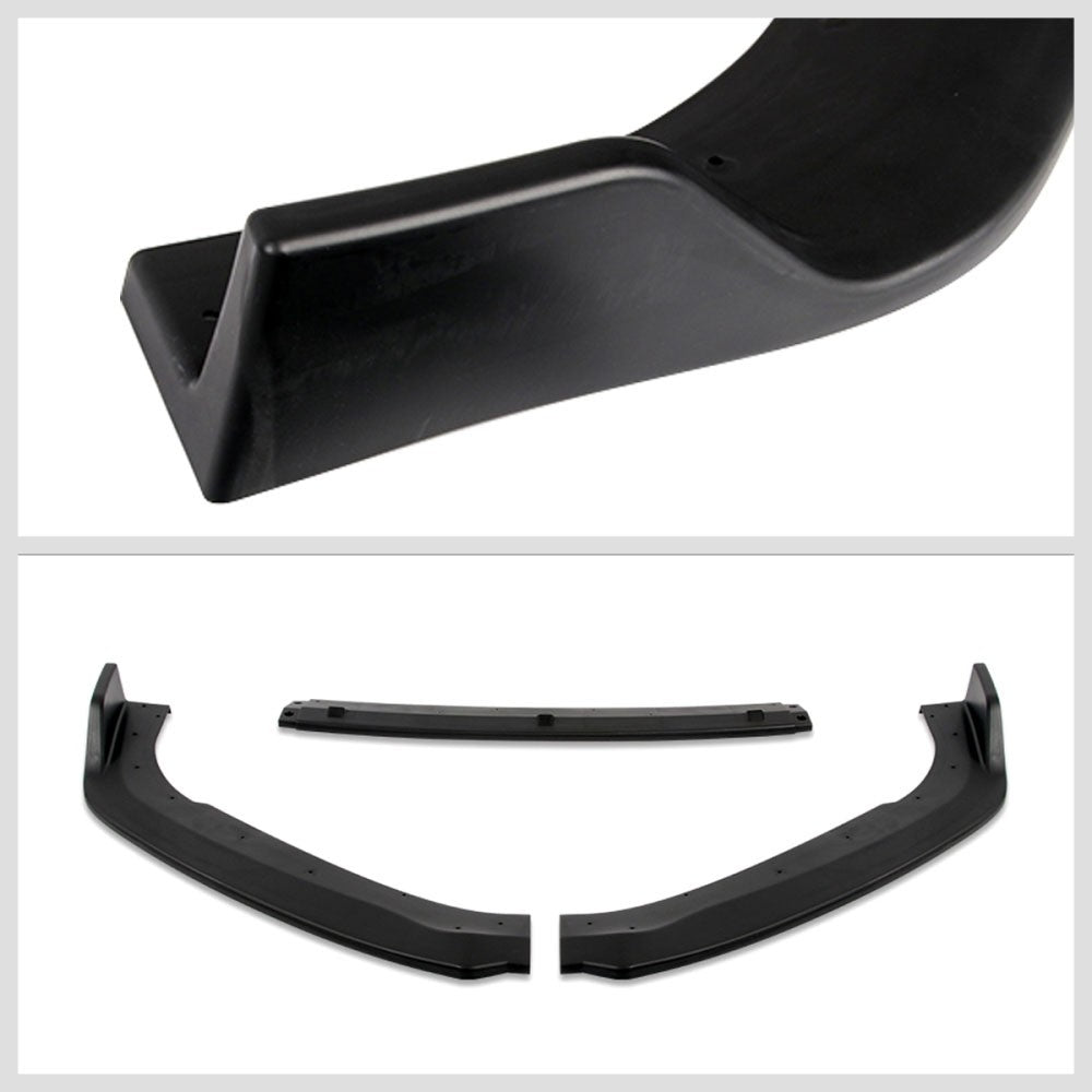 [Matte Black] Front Bumper Lip Chin Guard For 18+ Honda Accord Sedan CV Gen10