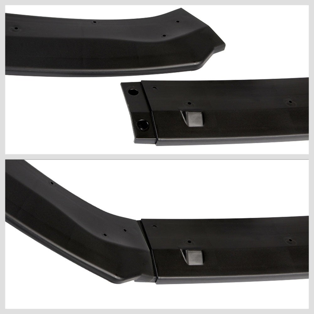 [Matte Black] Front Bumper Lip Chin Guard For 18+ Honda Accord Sedan CV Gen10