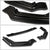 [Real Glossy Carbon Fiber] Front Bumper Lip Chin For 14-17 Q50 Sport Line Bumper