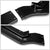 [Real Glossy Carbon Fiber] Front Bumper Lip Chin For 14-17 Q50 Sport Line Bumper