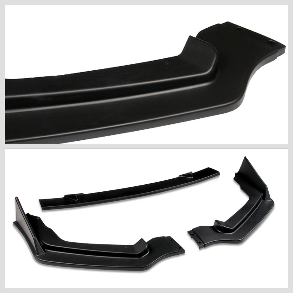 [Matte Black] Front Bumper Lip Guard For 14-17 Infiniti Q50 Sport Line Bumper