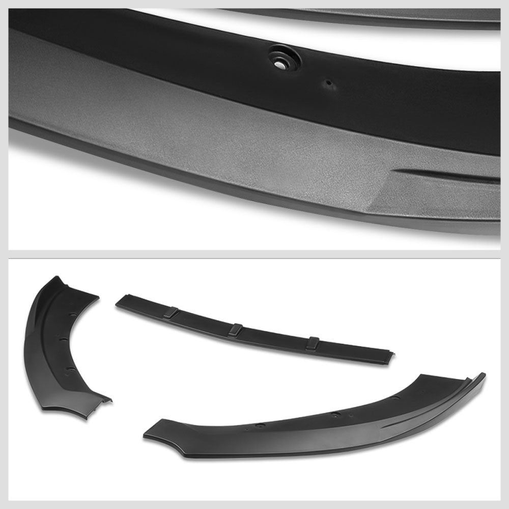 [Matte Black] Front Bumper Lip Chin Guard Body Kit For 15-17 Ford Mustang S550