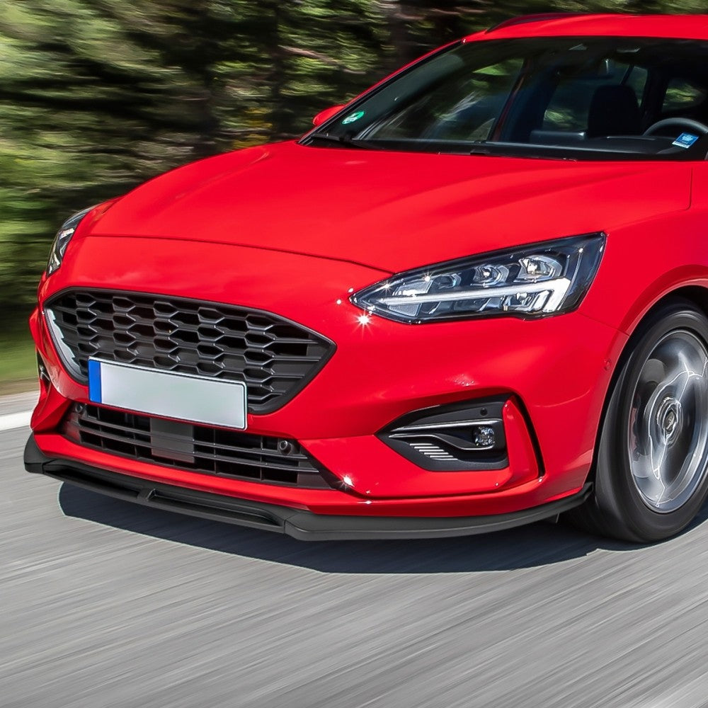 [Matte Black] Front Bumper Lip Chin Wing Guard Body Kit For 15-18 Ford Focus