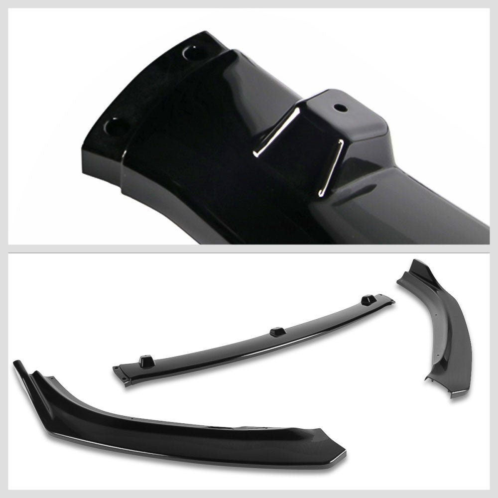 [Painted Gloss Black] Front Bumper Lip Guard Lower Body Kit For 14-18 Mazda 6