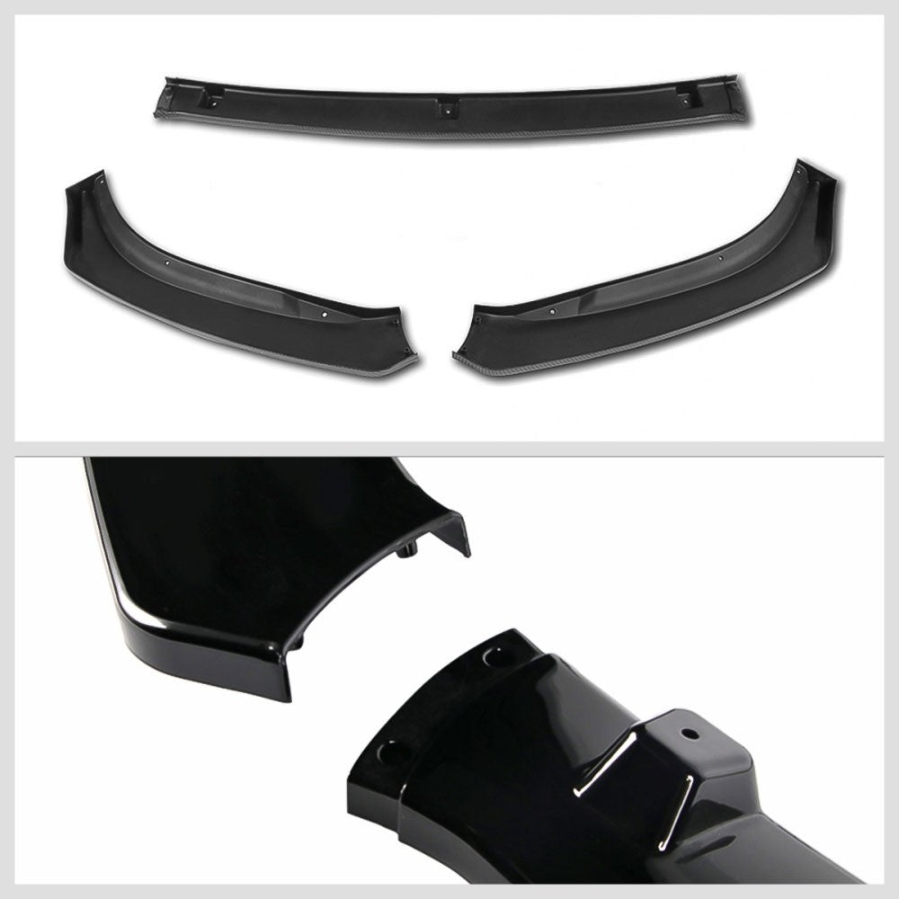 [Painted Gloss Black] Front Bumper Lip Guard Lower Body Kit For 14-18 Mazda 6