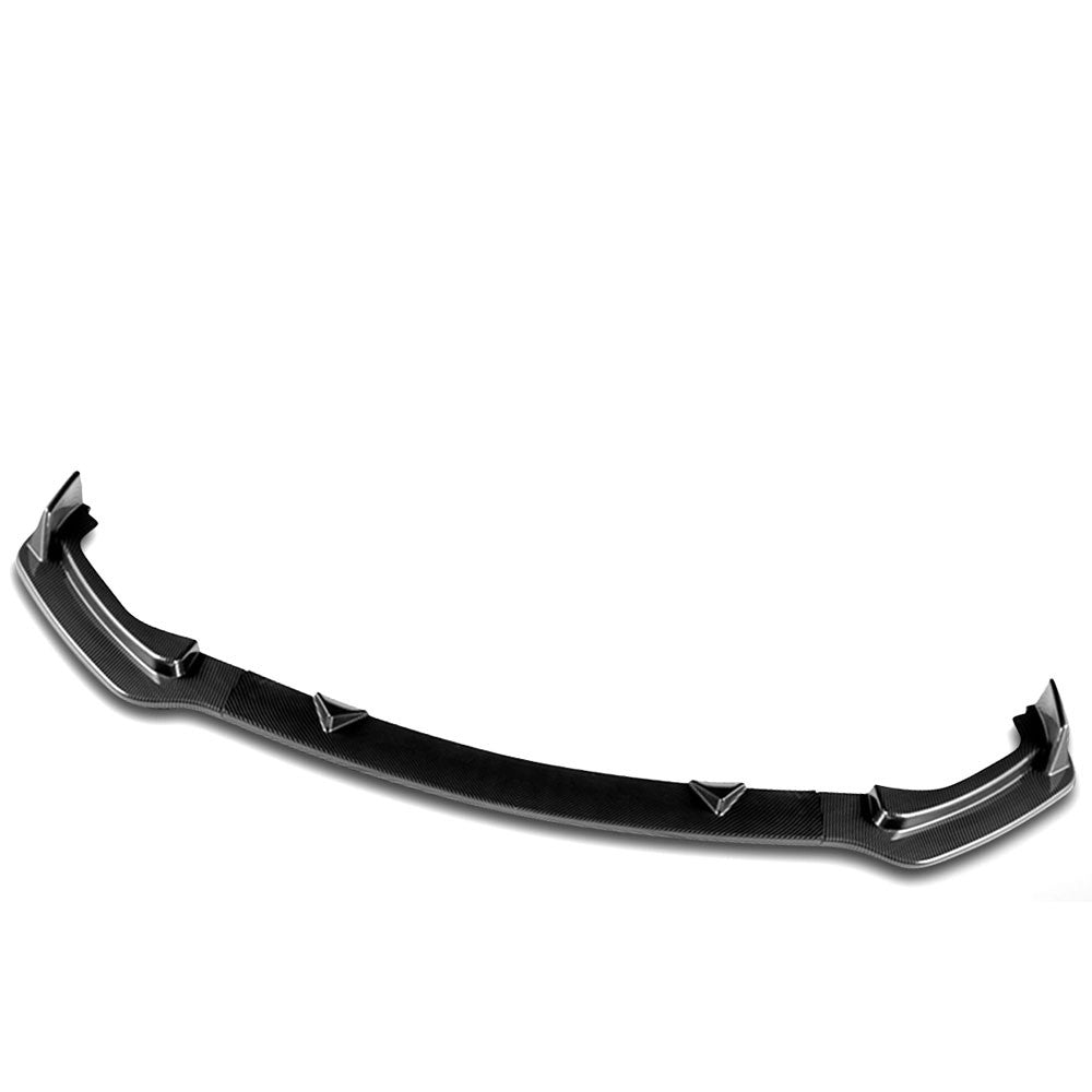 Carbon Style Look Front Bumper Lip 14-17 Infiniti Q50 Non-Sport Model V37 27-BMPL-F-666-PCF