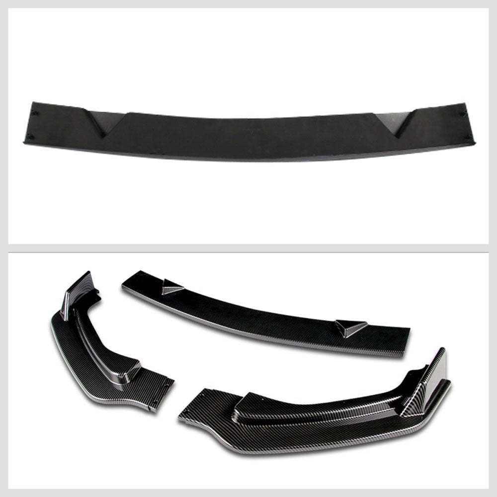 [Carbon Style Look] Front Bumper Lip For 14-17 Infiniti Q50 Non-Sport Model V37