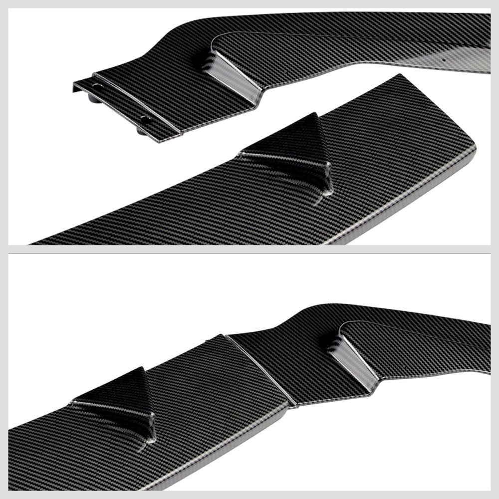 [Carbon Style Look] Front Bumper Lip For 14-17 Infiniti Q50 Non-Sport Model V37