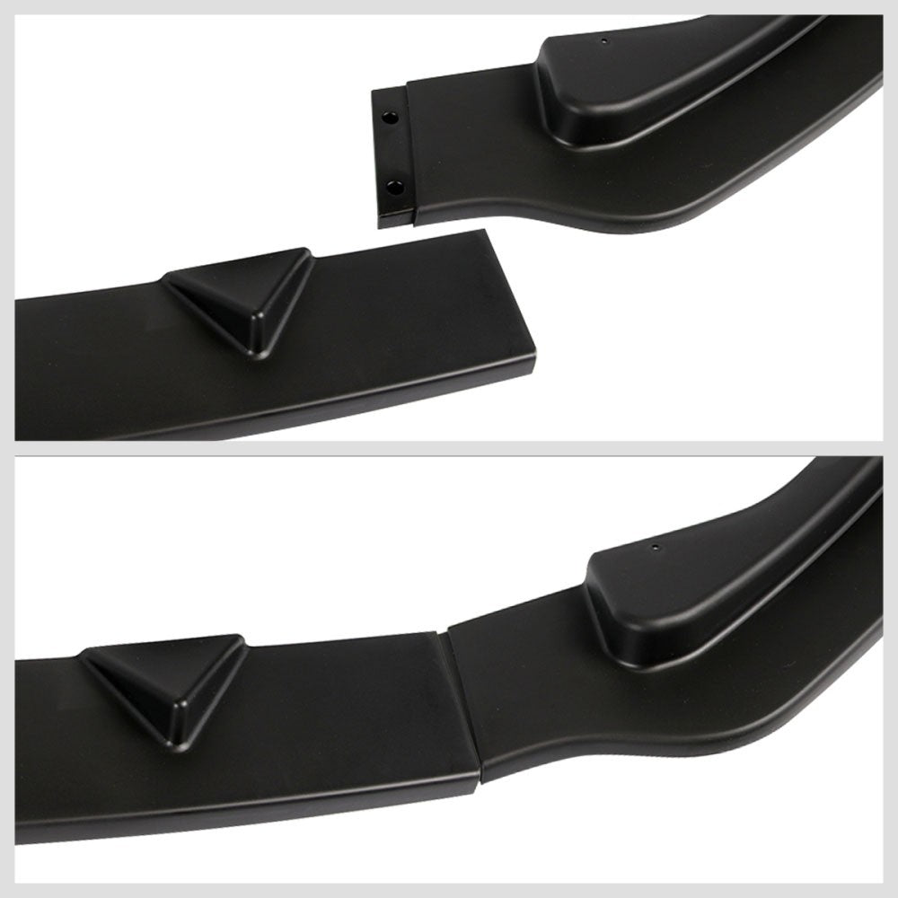 [Matte Black] Front Bumper Lip Guard For 14-17 Infiniti Q50 Non-Sport Model V37