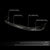 [Real Glossy Carbon Fiber] Front Bumper Lip Guard Body Kit For 14-17 Honda Fit