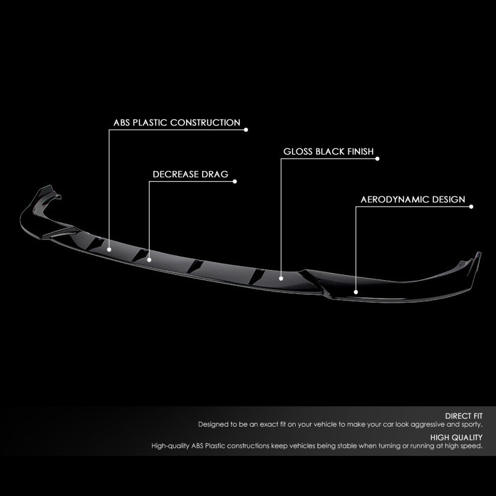 [Painted Gloss Black] Front Bumper Lip Guard For 19+ BMW G20 G28 M-Sport Bumper