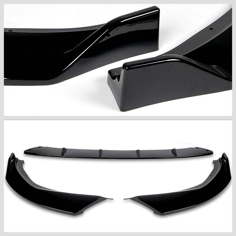 [Painted Gloss Black] Front Bumper Lip Guard For 19+ BMW G20 G28 M-Sport Bumper