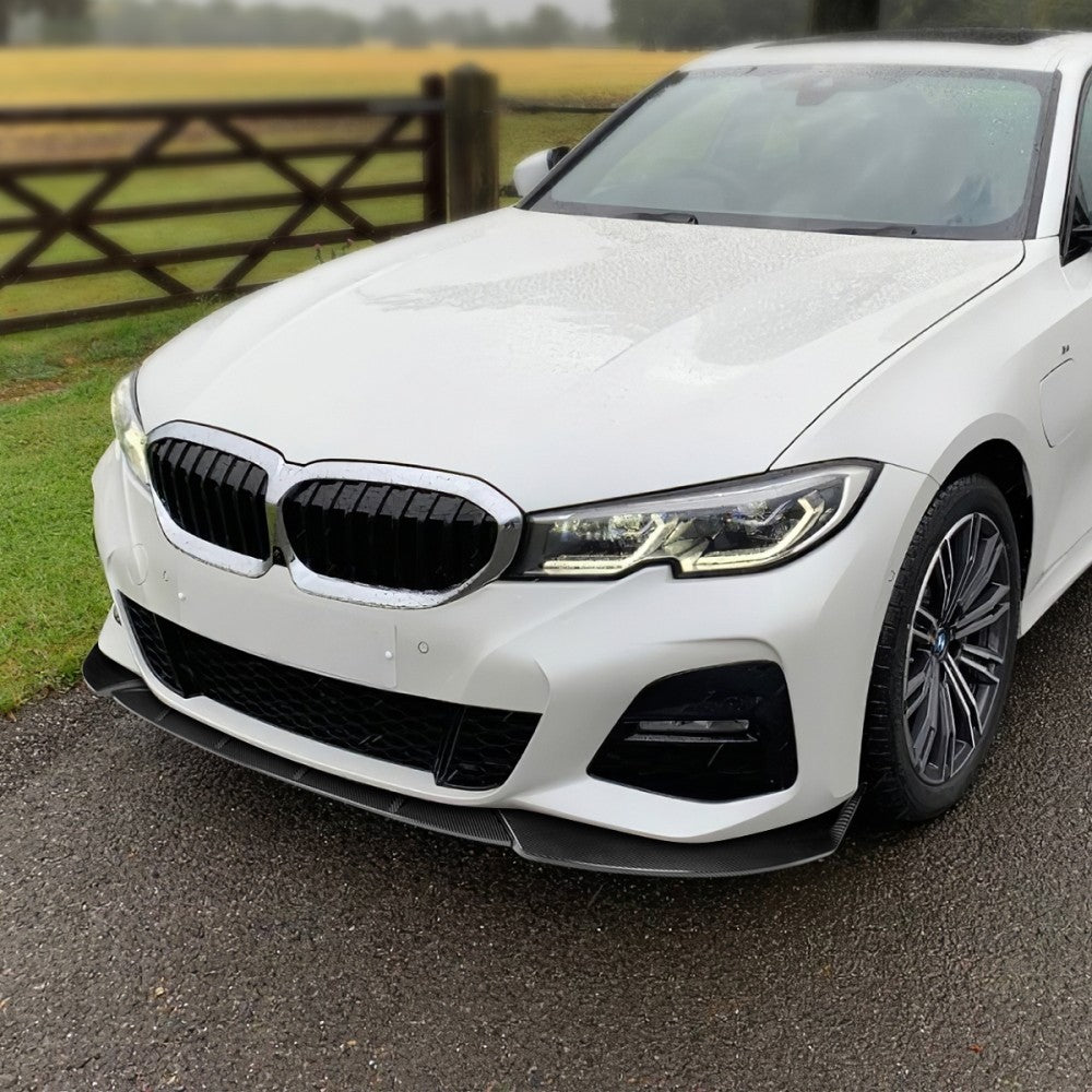 [Carbon Style Look] Front Bumper Lip For 19+ BMW G20 G28 3-Series M-Sport Bumper