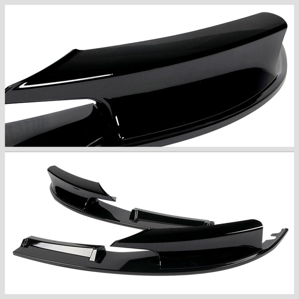 [Painted Gloss Black] Front Bumper Lip Chin For 12-18 BMW F30 F35 M-Sport Bumper