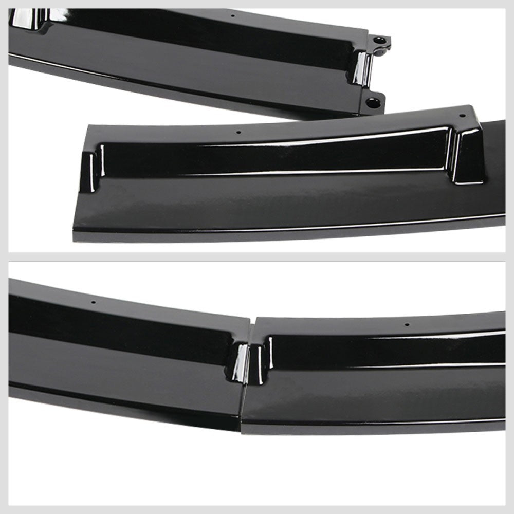 [Painted Gloss Black] Front Bumper Lip Chin For 12-18 BMW F30 F35 M-Sport Bumper