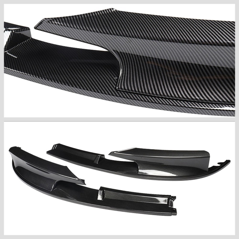 [Carbon Style Look] Front Bumper Lip Guard For 12-18 BMW F30 F35 M-Sport Bumper