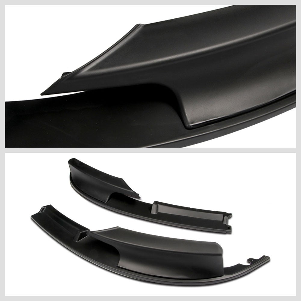 [Matte Black] Front Bumper Lip Guard Kit For 12-18 BMW F30 F35 M-Sport Bumper