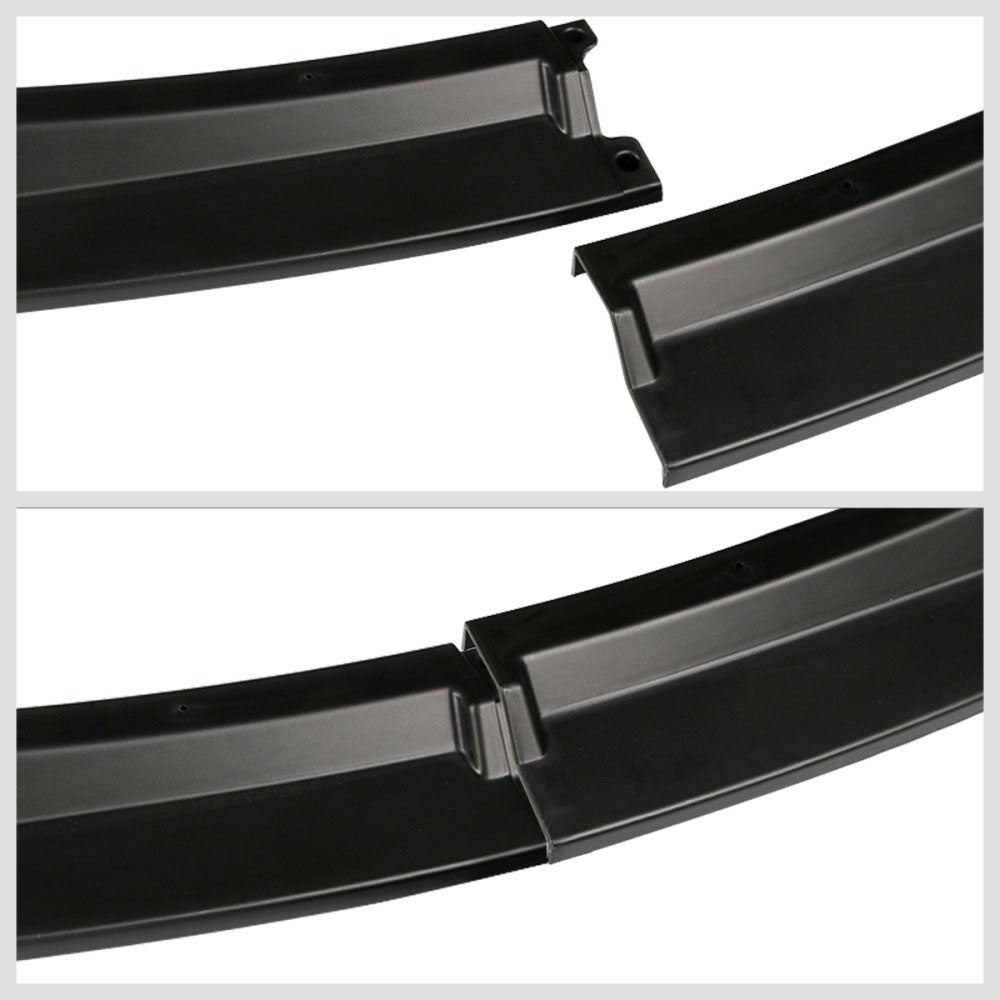 [Matte Black] Front Bumper Lip Guard Kit For 12-18 BMW F30 F35 M-Sport Bumper