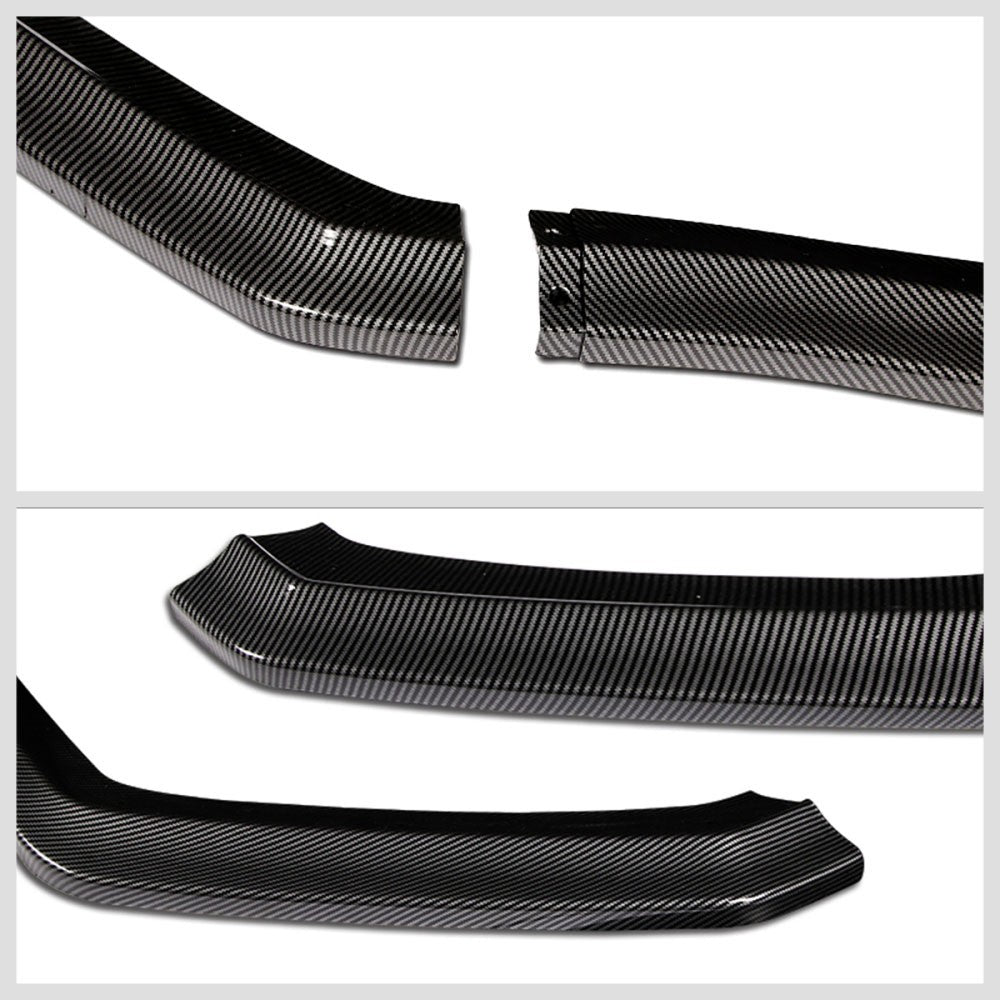 [Carbon Style Look] Front Bumper Lip Chin Guard For 15-21 Subaru WRX/WRX STI VA