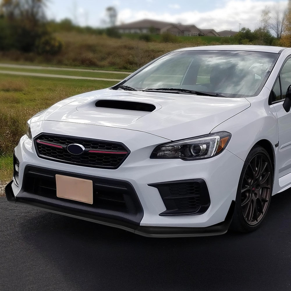 [Matte Black] Front Bumper Lip Guard Body Kit For 15-21 Subaru WRX/WRX STI VA