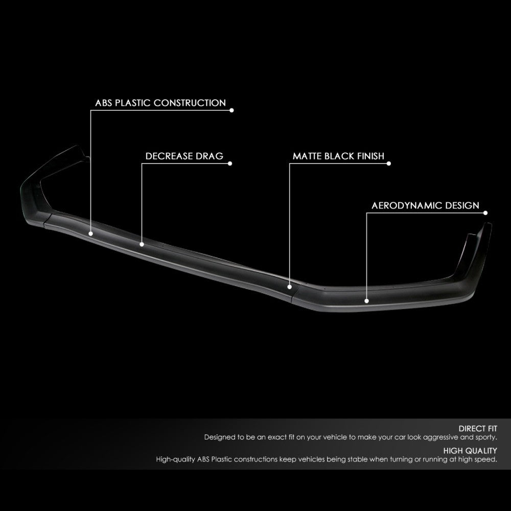 [Matte Black] Front Bumper Lip Guard Body Kit For 15-21 Subaru WRX/WRX STI VA