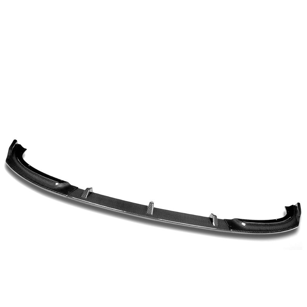 Real Glossy Carbon Fiber Front Bumper Lip 11-13 BMW E92 E93 Base Bumper 27-BMPL-F-676-R-RCF
