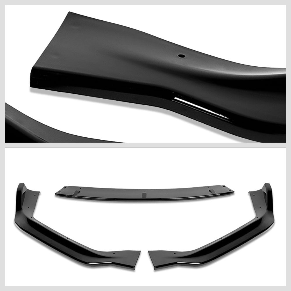 [Painted Gloss Black] Front Bumper Lip Guard For 14-16 IS250 IS350 F Sport XE30