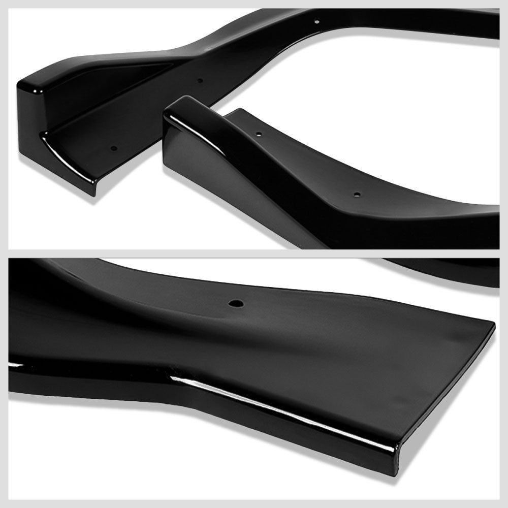 [Painted Gloss Black] Front Bumper Lip Guard For 14-16 IS250 IS350 F Sport XE30