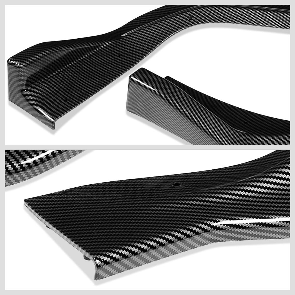 [Carbon Style Look] Front Bumper Lip Guard For 14-16 IS250 IS350 F Sport XE30